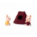 imagen de la casa de madera de las Casitas de los tres Cerditos y el Lobo de Lilliputiens
