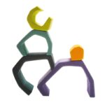Juego de construcción de 5 piezas del modelo Tierra de madera de Grimm´s